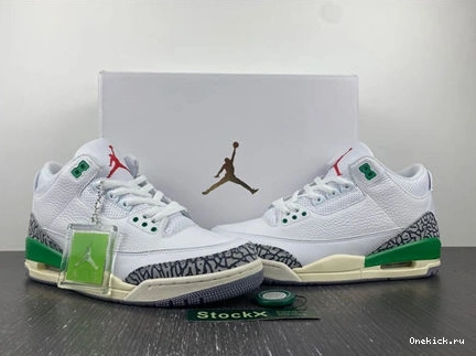One Kick CK9246- Lucky Retro 3 Green 3829 Fashionable Jordan 1013